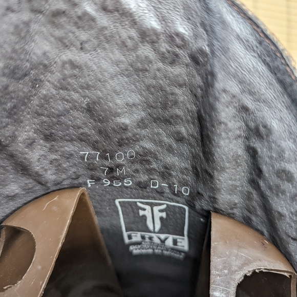 Frye women's sz 7M over the knee 22" tall riding, motorcycle Boho boots. Distres - Picture 10 of 12